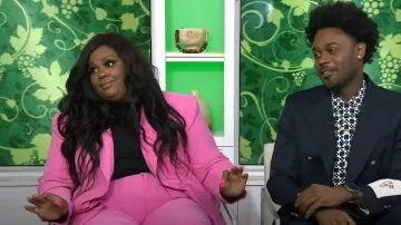 Eloquii Shawl Collar Blazer worn by Nicole Byer as seen in Today with Hoda & Jenna on March 17, 2023