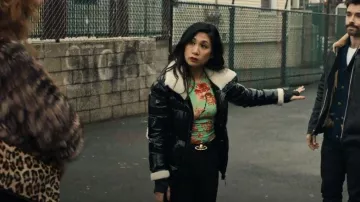 Vivienne Westwood Orb Buckle Belt worn by Melody 'Mel' Bayani (Liza Lapira) as seen in The Equalizer (S03E12)