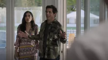 Rag & Bone En­gi­neered Camo Shirt worn by Jack Botty (James Marsden) as seen in Party Down (S03E02)
