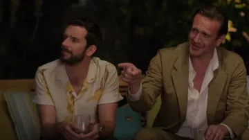 Paul Smith Floral Print Shirt worn by Brian (Michael Urie) as seen in Shrinking (S01E09)
