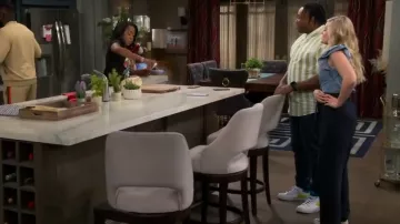 FC Barcelona x Nike Blazer Hi worn by Marty Butler (Marcel Spears) as seen in The Neighborhood (S05E16)