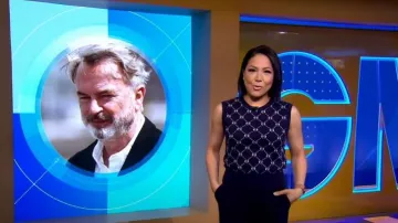 Maje Milia Sweater Vest porté par Stephanie Ramos vu dans Good Morning America le 20 mars 2023
