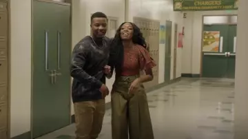 Ulla Johnson Shelby Wide Leg Culotte Trousers worn by Kia (Asjha Cooper) as seen in All American (S05E14)