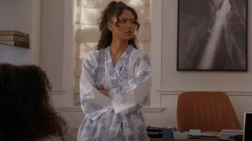 Robe de coton Susannah Hardie portée par Layla Keating (Greta Onieogou) vue dans All American (S05E14)