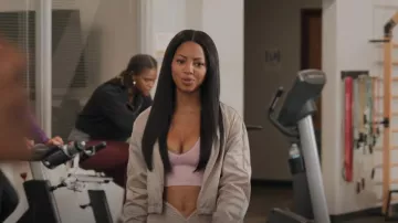 BDG Urban Outfitters Josie Crop Tank worn by Thea Mays (Camille Hyde) as seen in All American: Homecoming (S02E14)