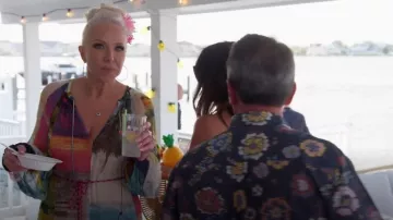 Zimmermann Shelley Vestido usado por Margaret Josephs como se ve en The Real Housewives of New Jersey (S13E07)
