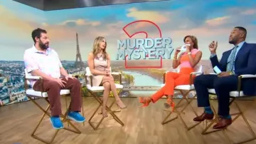 Gucci by Tom Ford Fall 1999 Collection worn by Jennifer Aniston as seen in Good Morning America on March 22, 2023