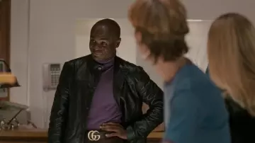 Gucci belt worn by Frederick Montana (Nathan Lee Graham) as seen in Sweet Home Alabama