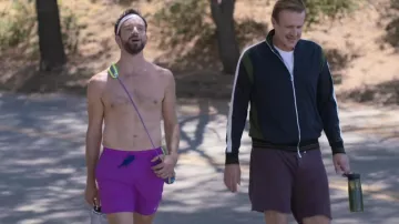 Nike Dri-Fit Stride Short 5" Purlpe worn by Brian (Michael Urie) as seen in Shrinking (S01E10)