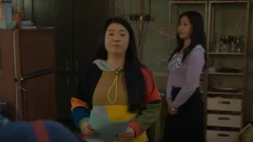 BDG Colorblock Drawstring Hoodie Sweatshirt worn by Alice Kwan (Sherry Cola) as seen in Good Trouble (S05E02)