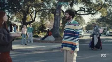 Ralph Lauren striped polo shirt worn by Dave (Lil Dicky) as seen in DAVE Wardrobe (Season 3 Episode 2)