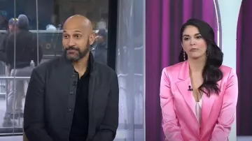 Alice + Olivia Denny Notch Collar Blazer worn by Cecily Strong as seen in Today on March 22, 2023