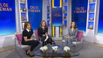 Alice + Olivia Chase Puff Sleeve Sweater worn by Hoda Kotb as seen in Today with Hoda & Jenna on March 23, 2023