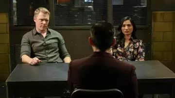 Alice + Olivia Floral shirt worn by Siya Malik (Anya Banerjee) as seen in The Blacklist (S10E05)