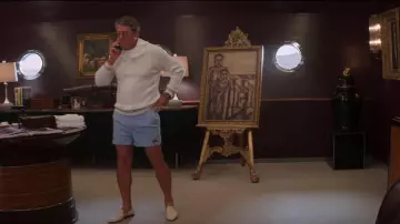 Ellesse Blue Shorts worn by Greg (Hugh Grant) as seen in Operation Fortune: Ruse de Guerre