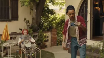 AllSaints Printed Shirt worn by Terrell (Tyrel Jackson Williams) as seen in Hollywood Stargirl