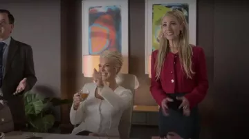 Chanel Casual Style Wool Tweed Medium Elegant Style Logo worn by Keeley Jones (Juno Temple) as seen in Ted Lasso (S03E02)