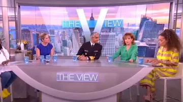 Versace Medusa Platform Pump worn by Sunny Hostin as seen in The View on  March 23, 2023