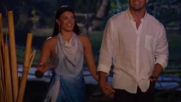 Baobab Providencia Ombré Mini vestido de satén usado por Gabi Elnicki como se ve en The Bachelor (S27E10)