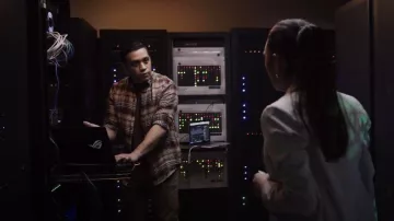 Scotch & Soda Shirts ls Combo A worn by Khadim (Nitin Prasad) as seen in The Night Agent (S01E02)