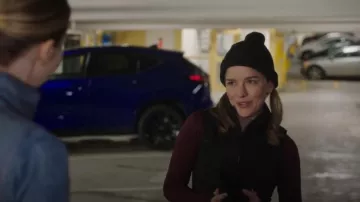 Lululemon Another Mile Vest worn by Maggie Bloom (Allison Miller) as seen in A Million Little Things (S05E07)