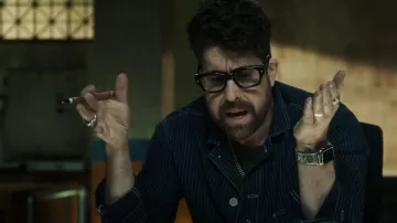 Freewheelers « WIGWAG » Indigo Wabash Veste de travail portée par Harry Keshegian (Adam Goldberg) comme on le voit dans The Equalizer (S03E13)