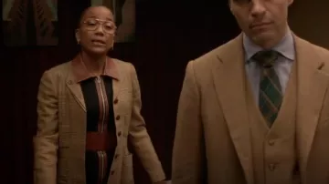 Staud Al­fred Knit Knee-Length Dress worn by Amanda Wagner (Sonja Sohn) as seen in Will Trent (S01E10)
