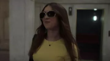 Tom Ford Miranda Sunglasses Silver worn by Bennet Ayres (Grace Kaufman) as seen in The Watchful Eye (S01E10)