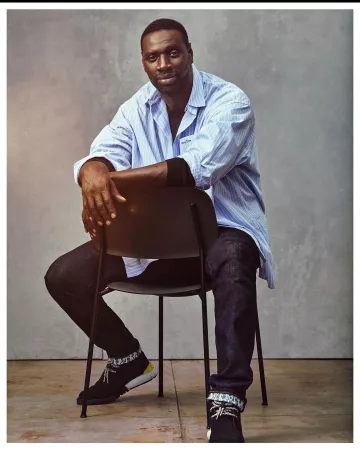Los zapatos Dior x Kim Jones usados por Omar Sy en su account@omarsyofficial de Instagram