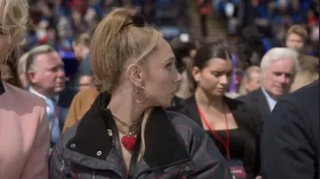 Jennifer Fisher 2" Michelle Hoops worn by Keeley Jones (Juno Temple) as seen in Ted Lasso (S03E03)