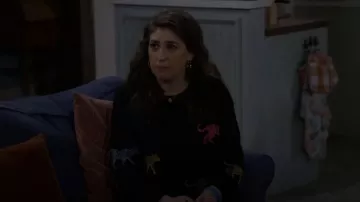 Rails Perci Sweater porté par Kat (Mayim Bialik) vu dans Call Me Kat (S03E19)