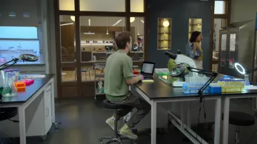 Converse Shoes in yellow worn by Jackson Dragon (John Owen Lowe) as seen in Unstable TV show (Season 1 Episode 2)