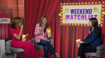 Paul Smith Shadow Floral Shawl Collar Blazer usado por como se ve en Today with Hoda & Jenna el 31 de marzo de 2023