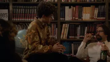 Parks Project Power To The Parks Shroom Fleece Sweatshirt worn by Sackson (Tyrel Jackson Williams) as seen in Party Down (S03E06)