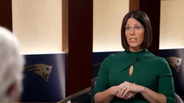 Miusol 2/3 Sleeve Pencil Dress worn by Dana Jacobson as seen in CBS Mornings on March 27, 2023