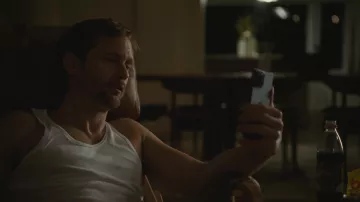 White tank top worn by Lukas Matsson (Alexander Skarsgård) as seen in Succession TV show (S04E02)