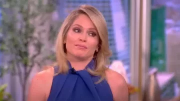 Combinaison noire Halo Zana portée par Sara Haines vue dans The View le 3 avril 2023