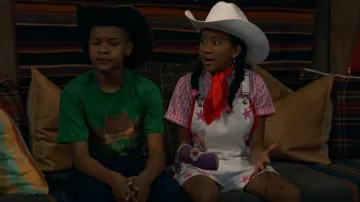 Stella Mccartney Kids Star Over­alls worn by Jill Pickett as seen in BUNK'D (S06E21)
