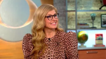 Eyeglasses worn by Connie Britton On CBS This Morning