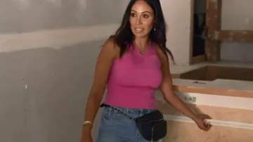 Chanel Business Affinity Chaleco Bolso Acolchado Caviar Medio usado por Melissa Gorga como se ve en The Real Housewives of New Jersey (S13E09)