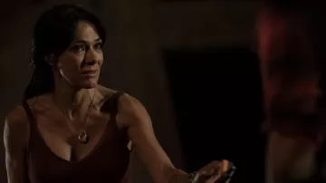 Kate Sheperd Pendant necklace worn by Lottie (Simone Kessell) as seen in Yellowjackets TV show wardrobe (Season 2 Episode 2)