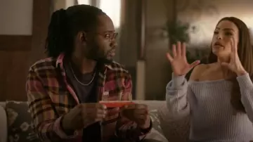 Chemise en flanelle en coton à carreaux Scotch & Soda portée par Chester P. Runk (Brandon McKnight) comme on le voit dans The Flash (S09E08)