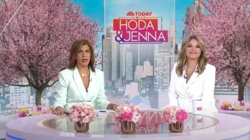 Veronica Beard Charlize Dickey Chaqueta usada por Jenna Bush Hager como se ve en Today with Hoda & Jenna el 5 de abril de 2023
