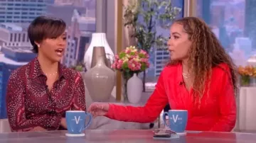 Isabel Marant Havena Dress worn by Sunny Hostin as seen in The View on April 5, 2023