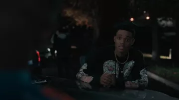 Quién decide la guerra La sudadera con capucha de algodón de la puerta usada por Will Smith (Jabari Banks) como se ve en Bel-Air (S02E07)