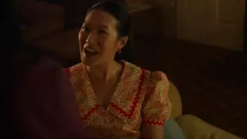 Miss selfridge Col­lared But­ton Through Shirt worn by Sumi (Kara Wang) as seen in Good Trouble (S05E04)