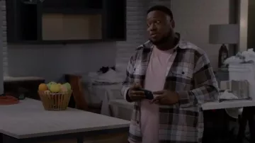 Nn07 Soren Check Over­shirt worn by Jay Linzy as seen in Call Me Kat (S03E20)