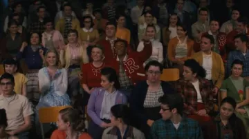 Pink Ladies fleece jacket worn by Jane (Marisa Davila) in Grease: Rise of  the Pink Ladies (S01E01)