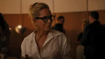 Lovisa Gold Plated Trio Hammered Drop Aretes usados por Jordan (Maria Bello) como se ve en BEEF (S01E01)