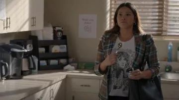 Smythe Duchess Blazer worn by Nell Serrano (Gina Rodriguez) as seen in Not Dead Yet (S01E08)